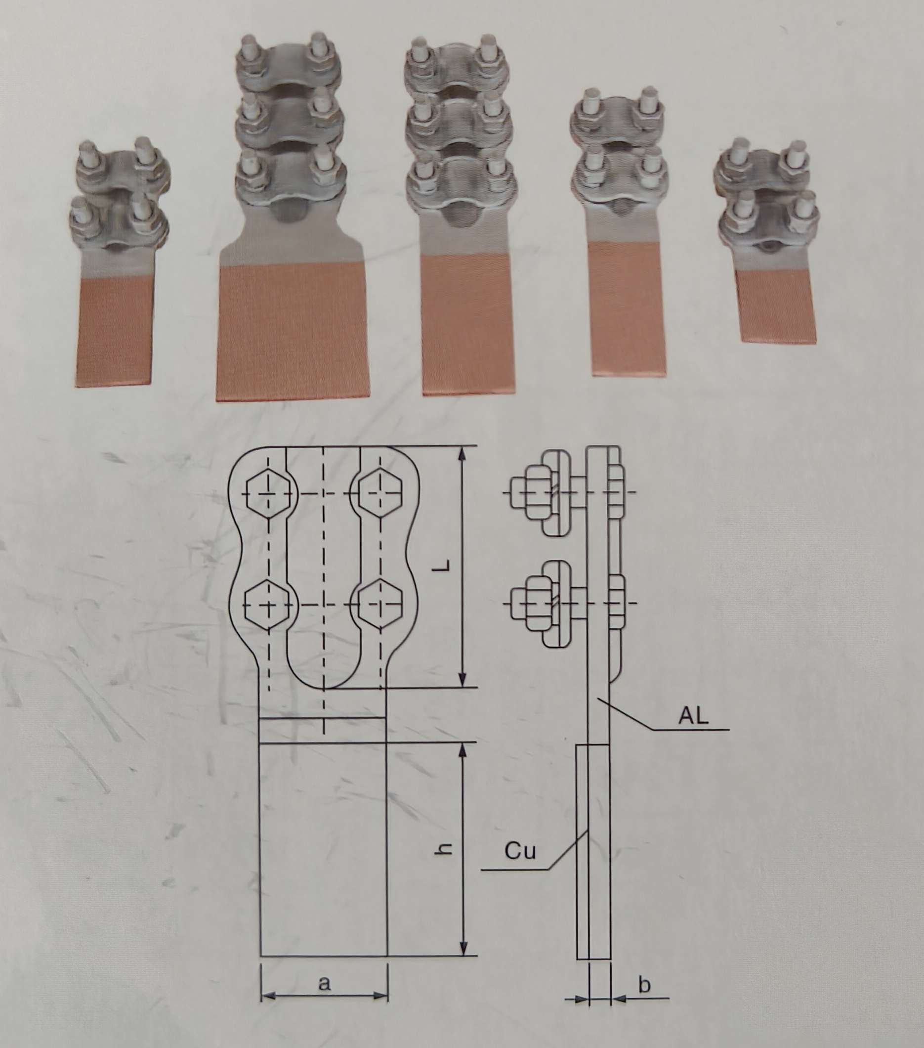 Chinese Manufacture Connecting Copper Terminal Cable Lug Wire Connector