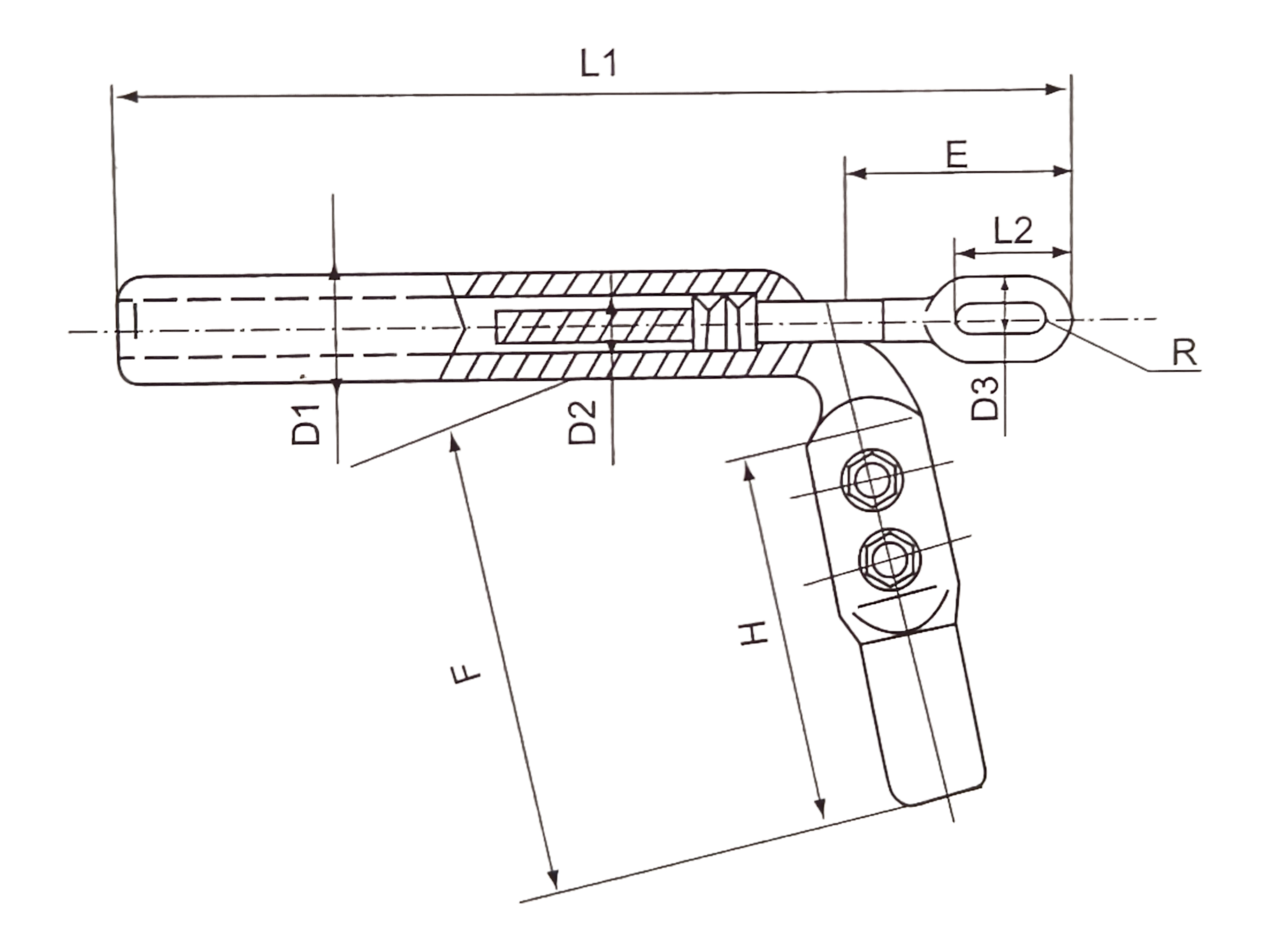 NYG strain clamp (hydraulic compression)