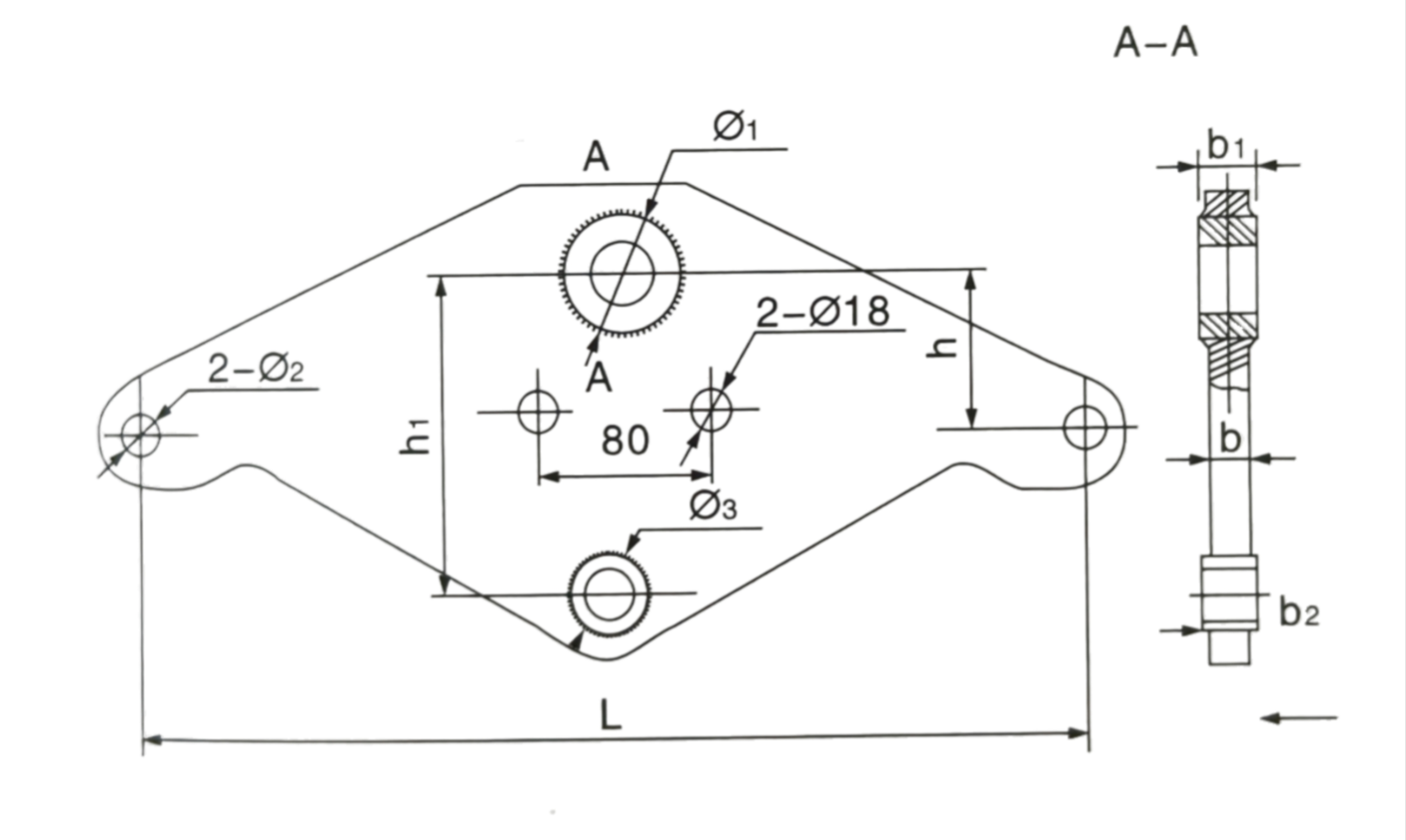 LL Type Yoke Plate